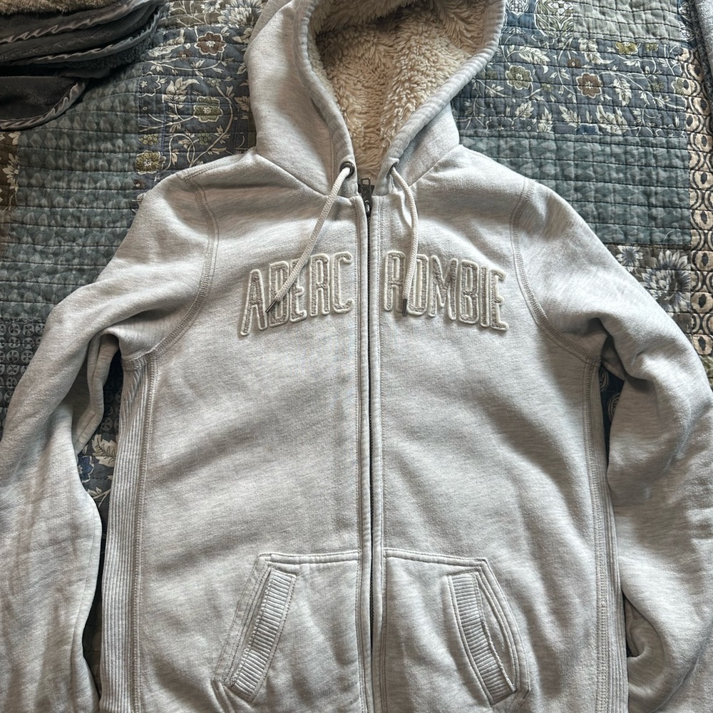 Abercrombie & Fitch Gray Jacket